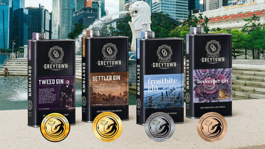 GREYTOWN GIN WINS NEW ZEALAND DISTILLERY OF THE YEAR IN SINGAPORE