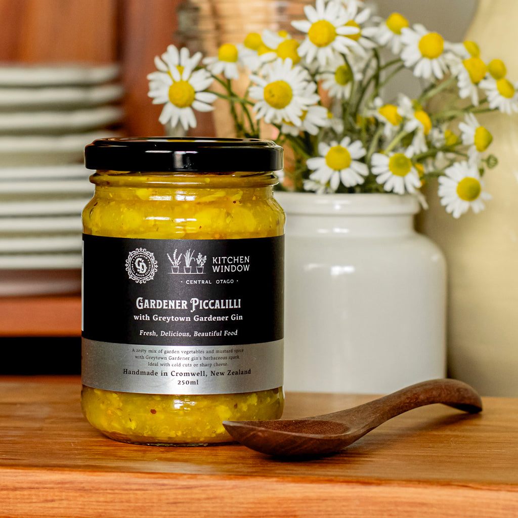 Greytown Distilling Co. Gardener Piccalilli with Gardener premium gin. For the best gin gifts, buy online direct from the coolest gin distillery on the planet. 