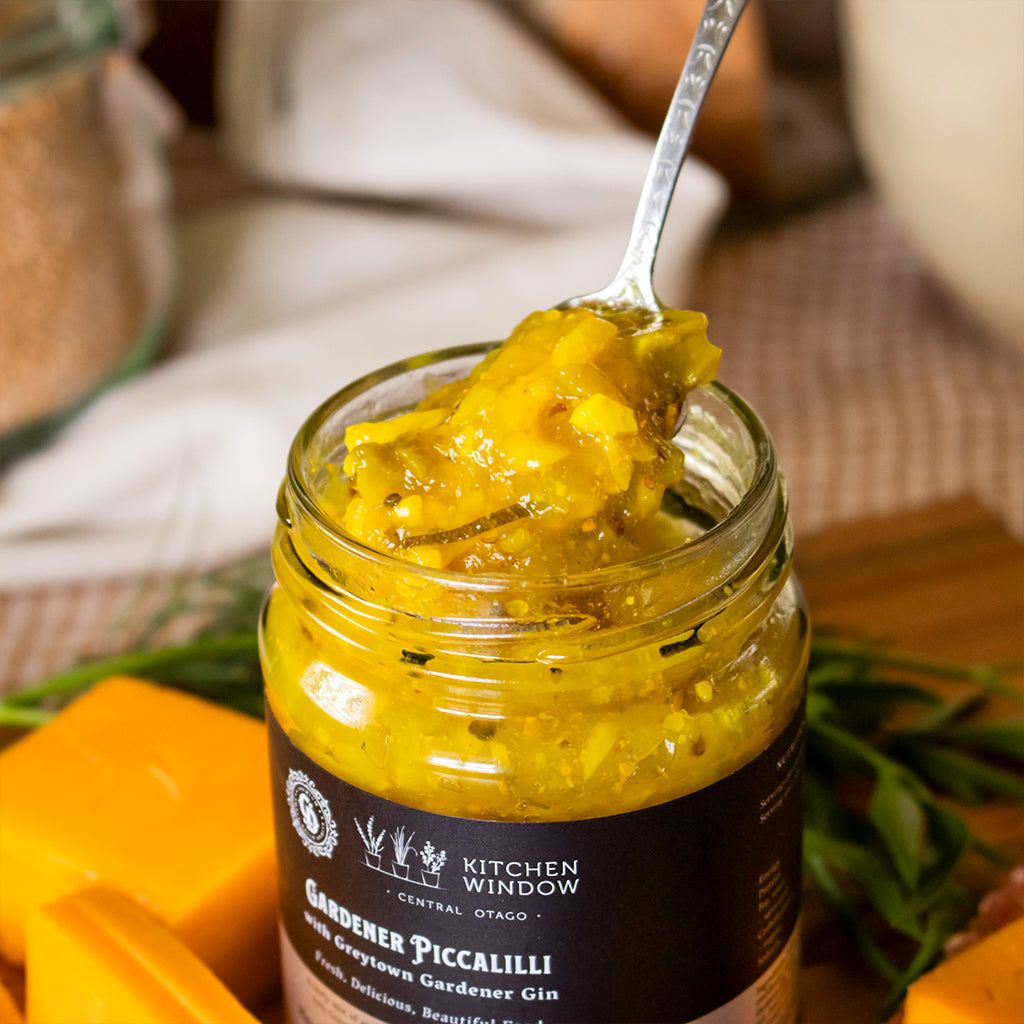 Greytown Distilling Co. Gardener Piccalilli with Gardener premium gin. For the best gin gifts, buy online direct from the coolest gin distillery on the planet. 