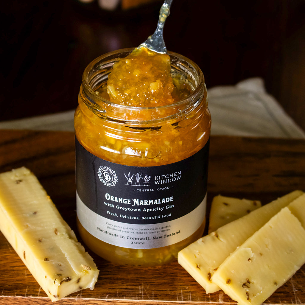 Greytown Distilling Co. Orange Marmalade with Apricity premium gin. For the best gin gifts, buy online direct from the coolest gin distillery on the planet. 