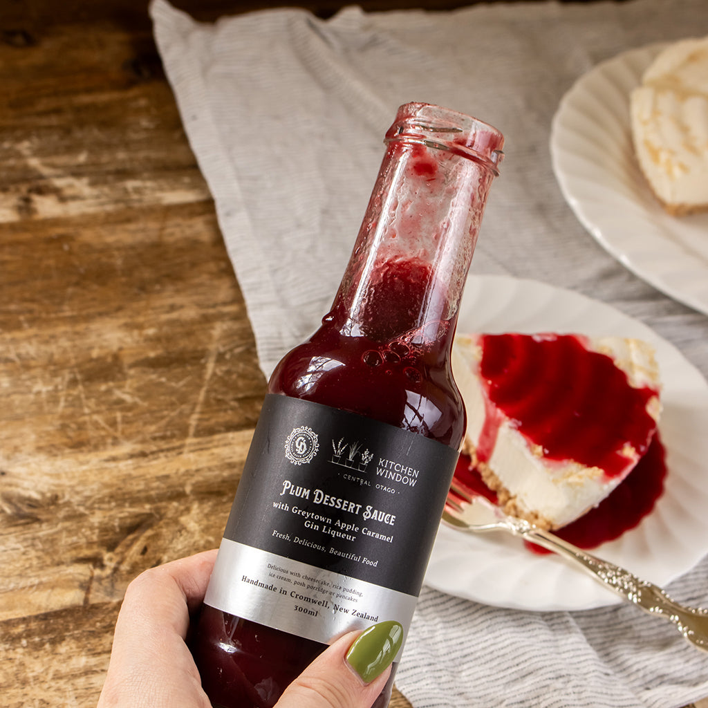 Plum Dessert Sauce with Apple Caramel Gin Liqueur 300ml