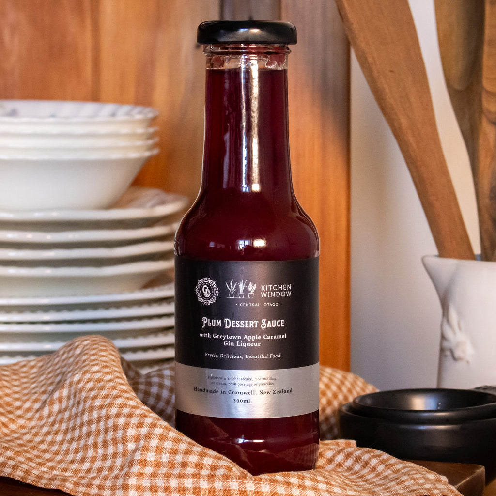 Plum Dessert Sauce with Apple Caramel Gin Liqueur 300ml