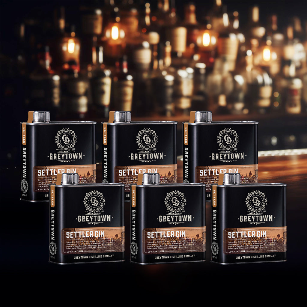 CASE OF SIX – 375ml Settler Premium Gin – wholesale