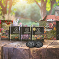 Greytown Distilling Co. The Villager Selection of premium gins in 375ml stainless steel flasks; Beekeeper gin, Gardener gin and Orchardist gin make the best buy for your next New Zealand liquor gift